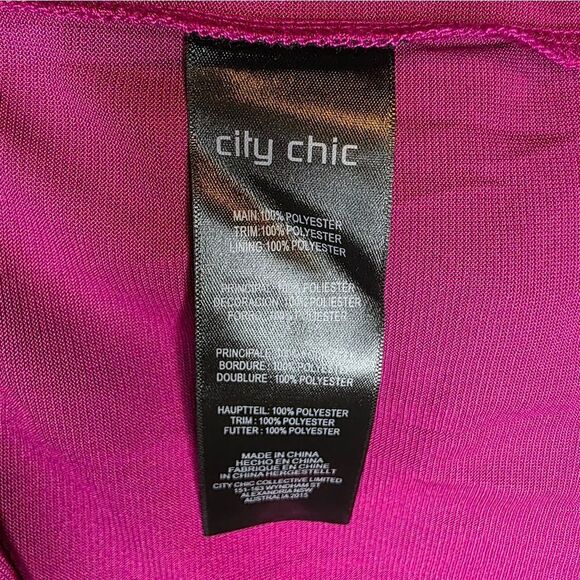 CITY CHIC Fuschia Sweetheart Dress - Size 20 (Large) - Picture 13 of 13